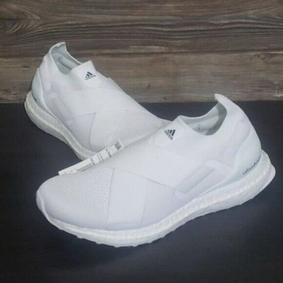 New Adidas Ultraboost Slip On DNA Womens White Laceless Running Shoes‎ Size 6.5 - Picture 2 of 8
